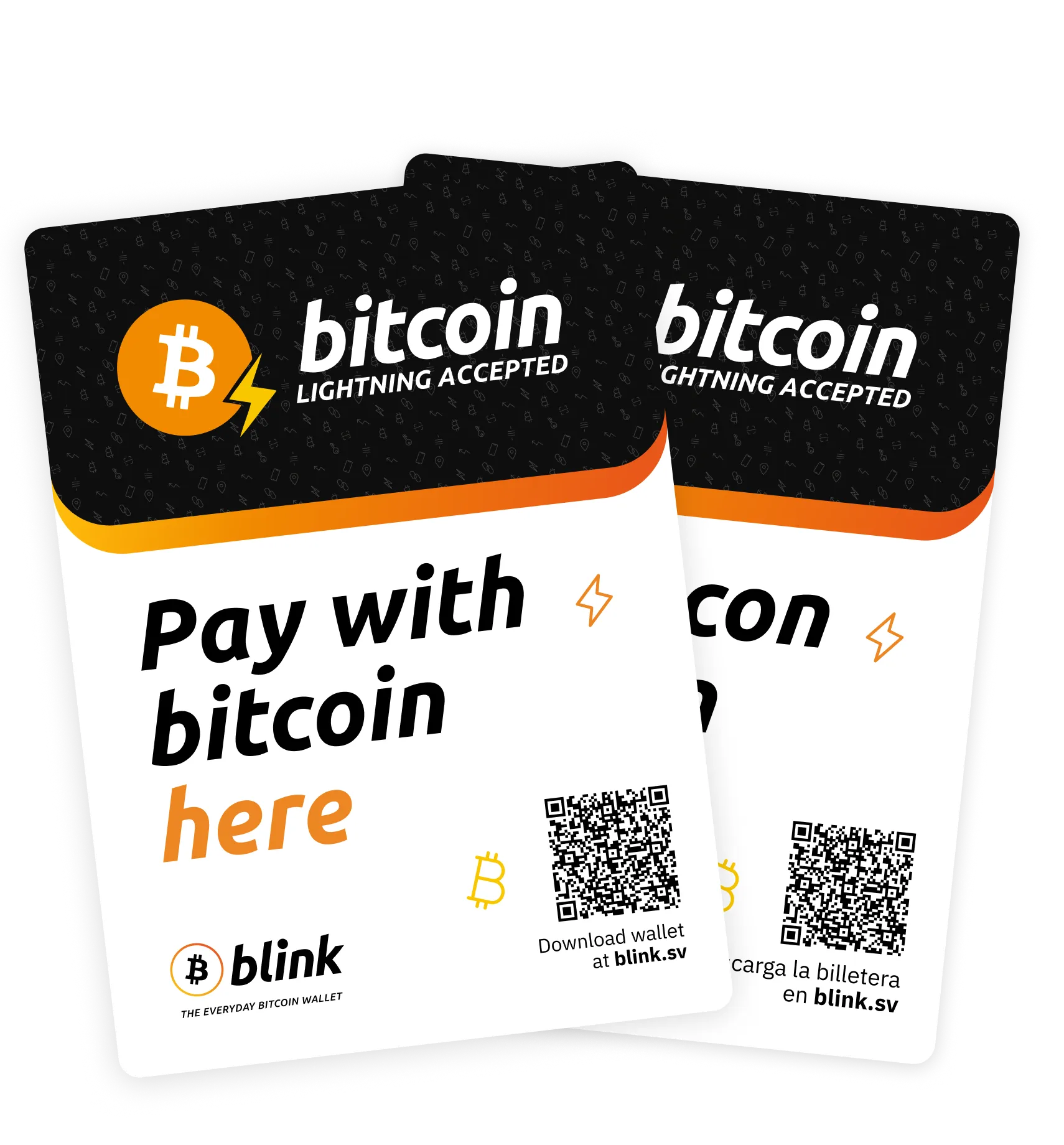 "Pay with Bitcoin here" Door Posters — Pack of 25.png